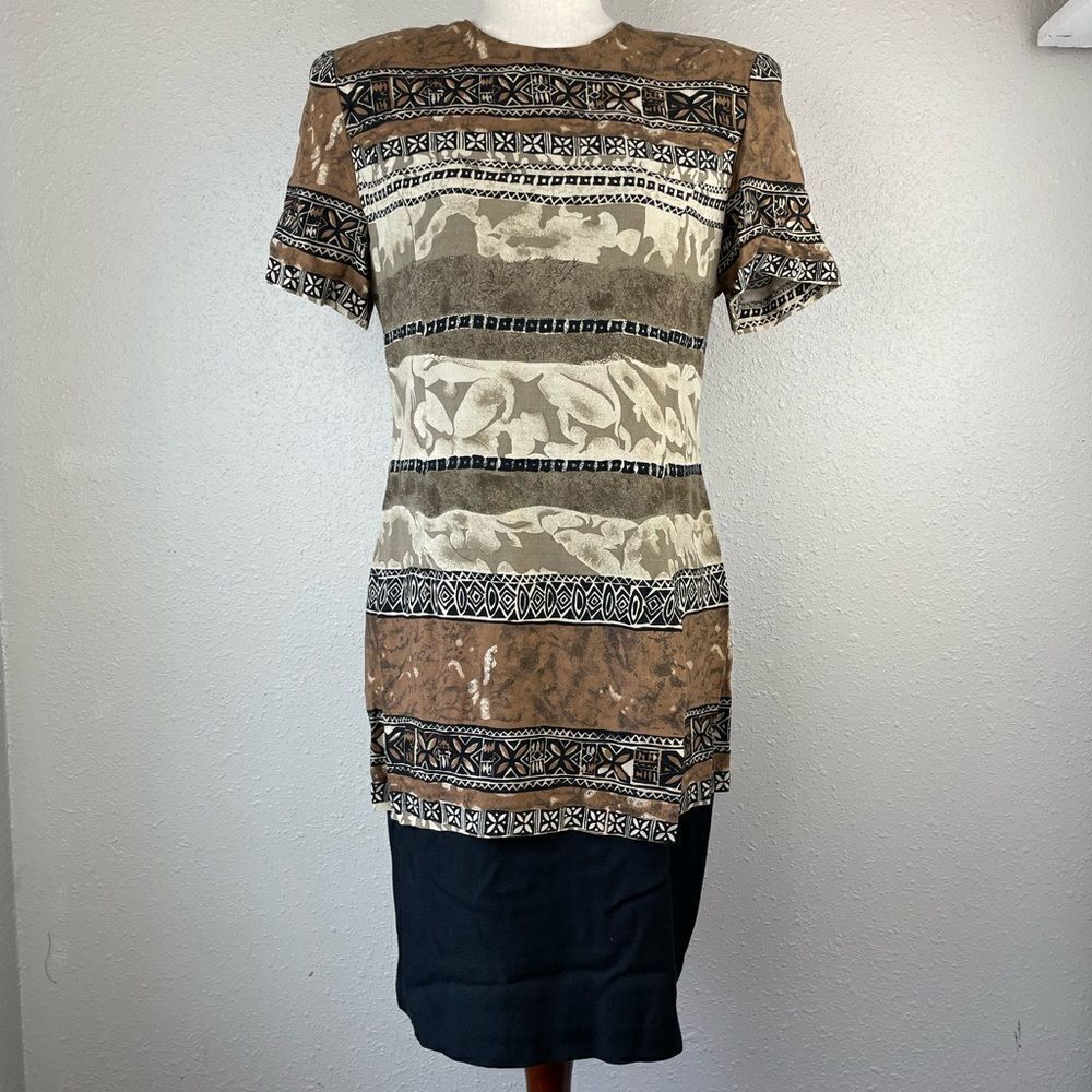 Vintage K.C. Spencer New York Midi Dress Size 6 EUC